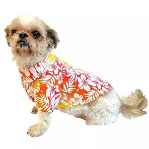 Woof Hawaiian Dog Shirt - Size M